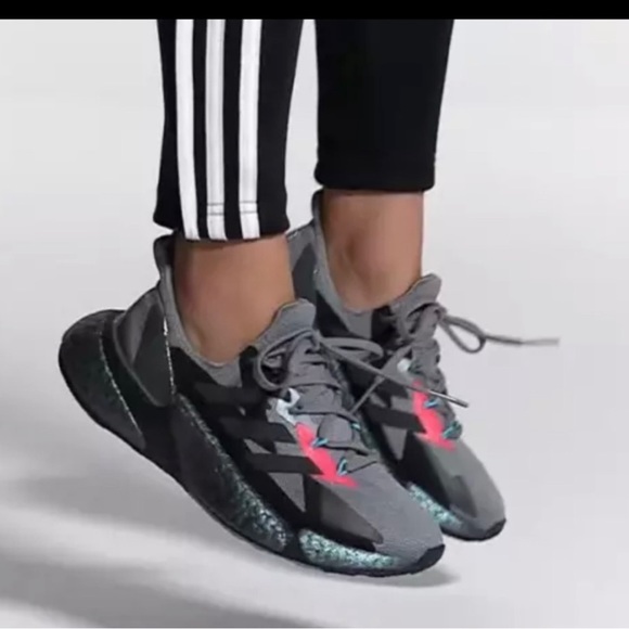 Adidas x9000L4 Boost Grey Reflective Sneakers Mens Size US 6.5 main image 4
